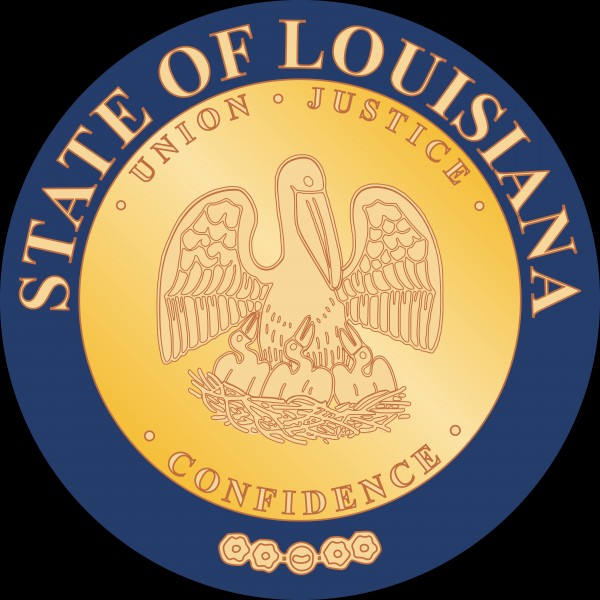 Louisiana Great Seal 1890–2010 by Fun With Flags